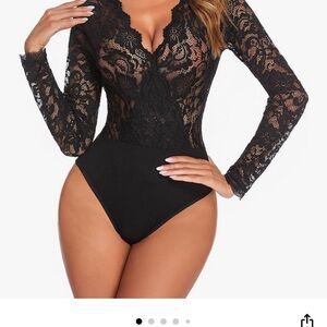 BRAND NEW body suit , LACEYYYY